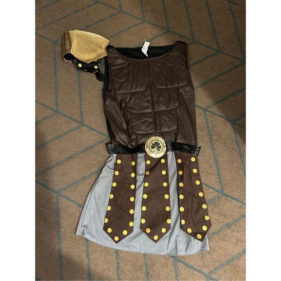 NEW Men's Roman Gladiator Spartan Roman Costume L - Picture 1 of 3